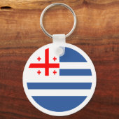 Patriotic Adjara Flag Schlüsselanhänger (Vorderseite)