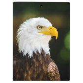 Patriotic Adult American Bald Eagle Klemmbrett (Rückseite)