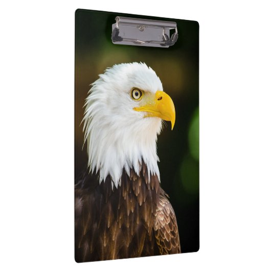 Patriotic Adult American Bald Eagle Klemmbrett (Rechts)