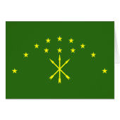 Patriotic Adygea Flag (Vorderseite (Horizontal))