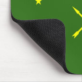 Patriotic Adygea Flag Mousepad (Ecke)