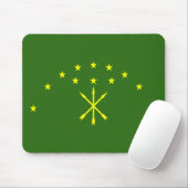 Patriotic Adygea Flag Mousepad (Mit Mouse)