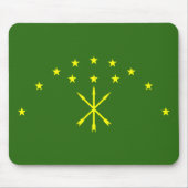 Patriotic Adygea Flag Mousepad (Vorne)