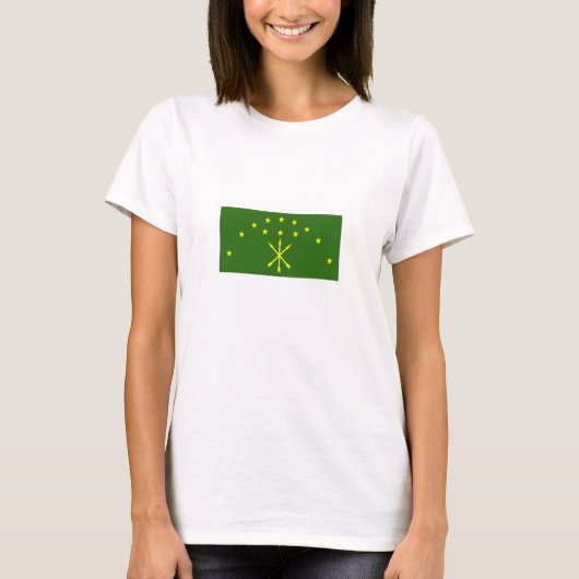 Patriotic Adygea Flag T-Shirt (Vorderseite)