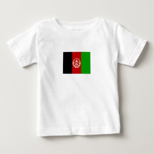 Patriotic Afghanistan Flag Baby T-shirt (Vorderseite)