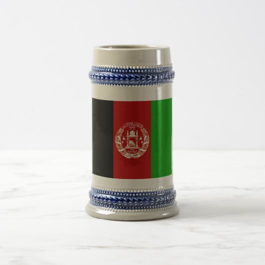 Patriotic Afghanistan Flag Bierglas (Mittel)