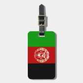 Patriotic Afghanistan Flag Gepäckanhänger (Vorderseite vertikal)