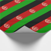 Patriotic Afghanistan Flag Geschenkpapier (Ecke)