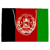 Patriotic Afghanistan Flag Große Geschenktüte (Rückseite)