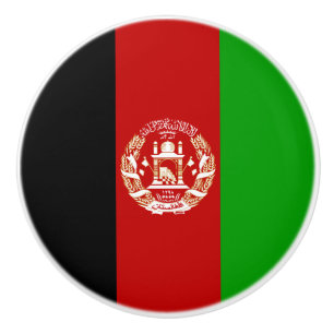 Patriotic Afghanistan Flag Keramikknauf