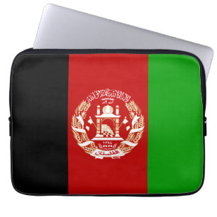 Patriotic Afghanistan Flag Laptopschutzhülle