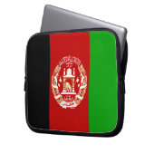 Patriotic Afghanistan Flag Laptopschutzhülle (Vorderseite Links)