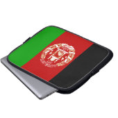 Patriotic Afghanistan Flag Laptopschutzhülle (Vorne Knopf)