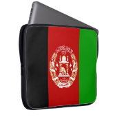 Patriotic Afghanistan Flag Laptopschutzhülle (Vorne Rechts)