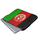 Patriotic Afghanistan Flag Laptopschutzhülle (Vorne Knopf)
