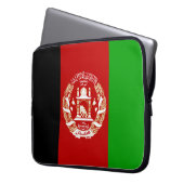 Patriotic Afghanistan Flag Laptopschutzhülle (Vorderseite Links)