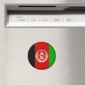 Patriotic Afghanistan Flag Magnet (In Situ (Geschirrspüler))