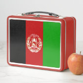 Patriotic Afghanistan Flag Metall Brotdose (Beispiel)