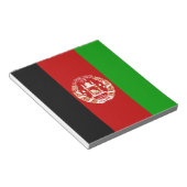 Patriotic Afghanistan Flag Notizblock (angewinkelt)