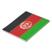 Patriotic Afghanistan Flag Notizblock (Rotiert)