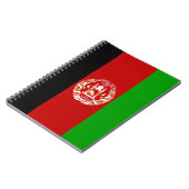 Patriotic Afghanistan Flag Notizblock (Linke Seite)