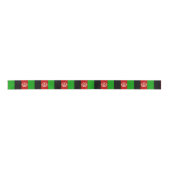 Patriotic Afghanistan Flag Satinband (Vorderseite)