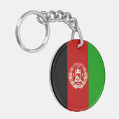 Patriotic Afghanistan Flag Schlüsselanhänger (Vorderseite links)