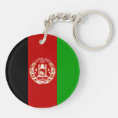 Patriotic Afghanistan Flag Schlüsselanhänger (Rückseite)