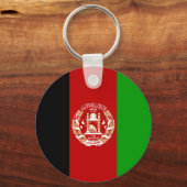 Patriotic Afghanistan Flag Schlüsselanhänger (Vorderseite)