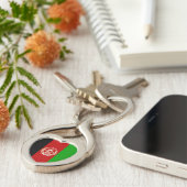 Patriotic Afghanistan Flag Schlüsselanhänger (Seite)