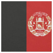 Patriotic Afghanistan Flag Stoff (Nahaufnahme)