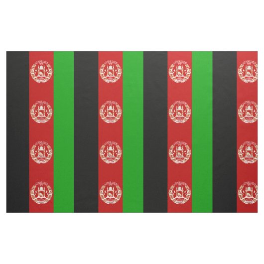 Patriotic Afghanistan Flag Stoff (Fat Quarter (45,7 x 55,9 cm))