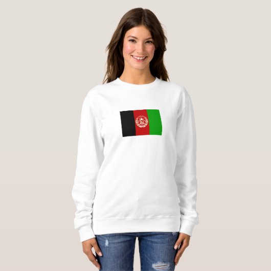 Patriotic Afghanistan Flag Sweatshirt (Vorne ganz)