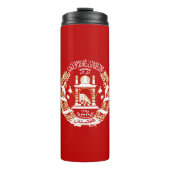 Patriotic Afghanistan Flag Thermosbecher (Vorderseite)