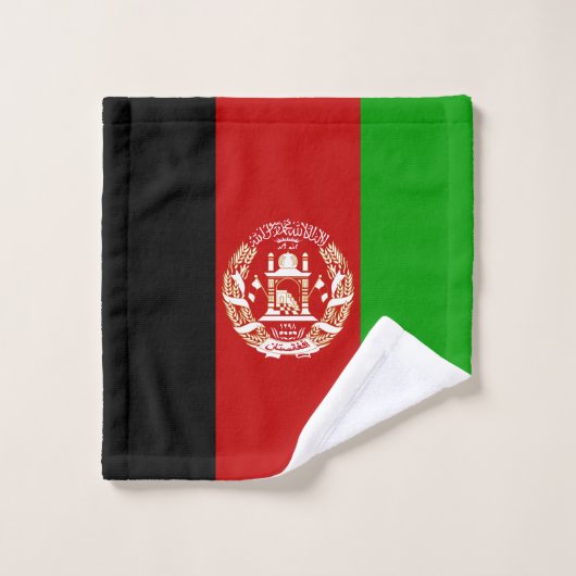 Patriotic Afghanistan Flag Waschlappen (Waschlappen)