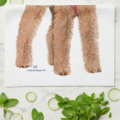 Patriotic Airedale Terrier Handtuch (Gefaltet)