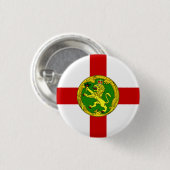 Patriotic Alderney Flag Button (Vorne & Hinten)