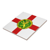 Patriotic Alderney Flag Fliese (Seite)