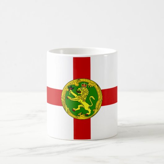 Patriotic Alderney Flag Kaffeetasse (Mittel)