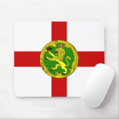 Patriotic Alderney Flag Mousepad (Mit Mouse)