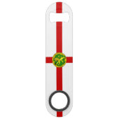 Patriotic Alderney Flag Speed Flaschenöffner (Rückseite)