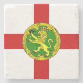 Patriotic Alderney Flag Steinuntersetzer (Vorderseite)