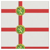Patriotic Alderney Flag Stoff (Nahaufnahme)