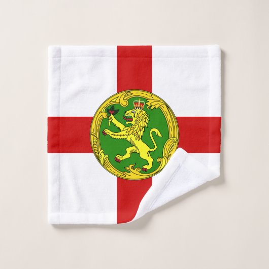 Patriotic Alderney Flag Waschlappen (Waschlappen)