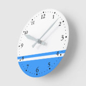Patriotic Altai Republic Flag Runde Wanduhr (Winkel)