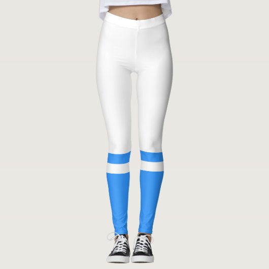 Patriotic Altai Republik Flagge Leggings (Vorderseite)