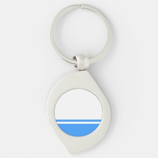 Patriotic Altai Republik Flagge Schlüsselanhänger (Vorderseite)