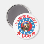 Patriotic Am Staff Magnet (Vorderseite/Rückseite)