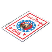 Patriotic Am Staff Notizblock (Linke Seite)