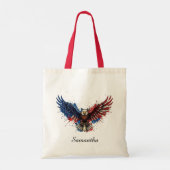 Patriotic America 1776-2026 Personalized  Tragetasche (Rückseite)